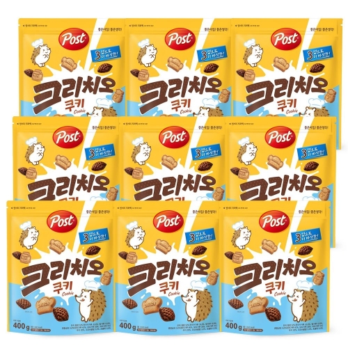 동서식품 포스트 크리치오 쿠키 400g (9개)_이미지