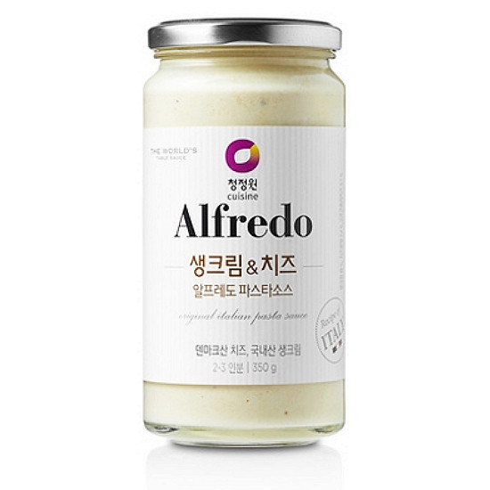 청정원 생크림&치즈 알프레도 파스타소스 350g (3개)_이미지