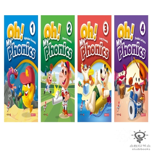 쎄듀 Oh My Phonics 오 마이 파닉스 낱부 세트 전4권_이미지