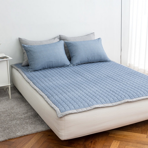 자연앤리빙 리진 에스닉 고밀도 누빔패드 (슈퍼싱글 SS)