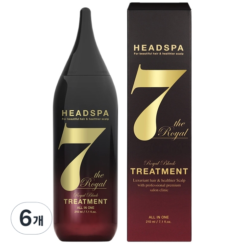 헤드스파7 로얄블랙 트리트먼트 210ml (6개)_이미지