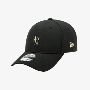 뉴에라 공용 MLB 뉴욕 양키스 골드 미니 메탈 볼캡 블랙 14212080_이미지