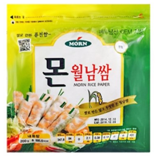 엠앤에프 몬(MORN) 월남쌈 라이스페이퍼 원형 200g (1개)_이미지