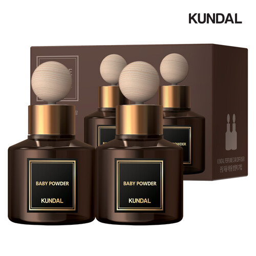 쿤달  퍼퓸 차량용 디퓨저 75ml 2구 세트 (1세트)