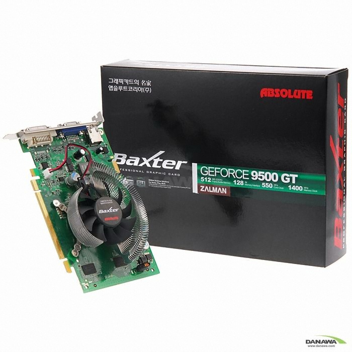 앱코 지포스 9500GT Baxter HDMI D3 512MB 잘만_이미지