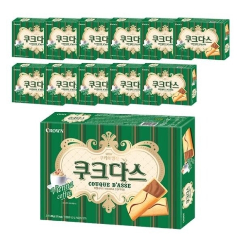 크라운제과 쿠크다스 비엔나커피 288g (12개)_이미지
