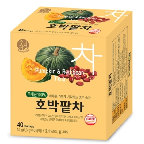 송원식품 호박팥차 40티백 (4개)_이미지