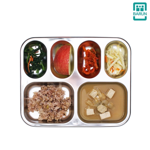 바른식판 스텐 4찬 6구 깊은 다이어트식판이미지입니다. 누르면 해당 게시물로 새창이동합니다.