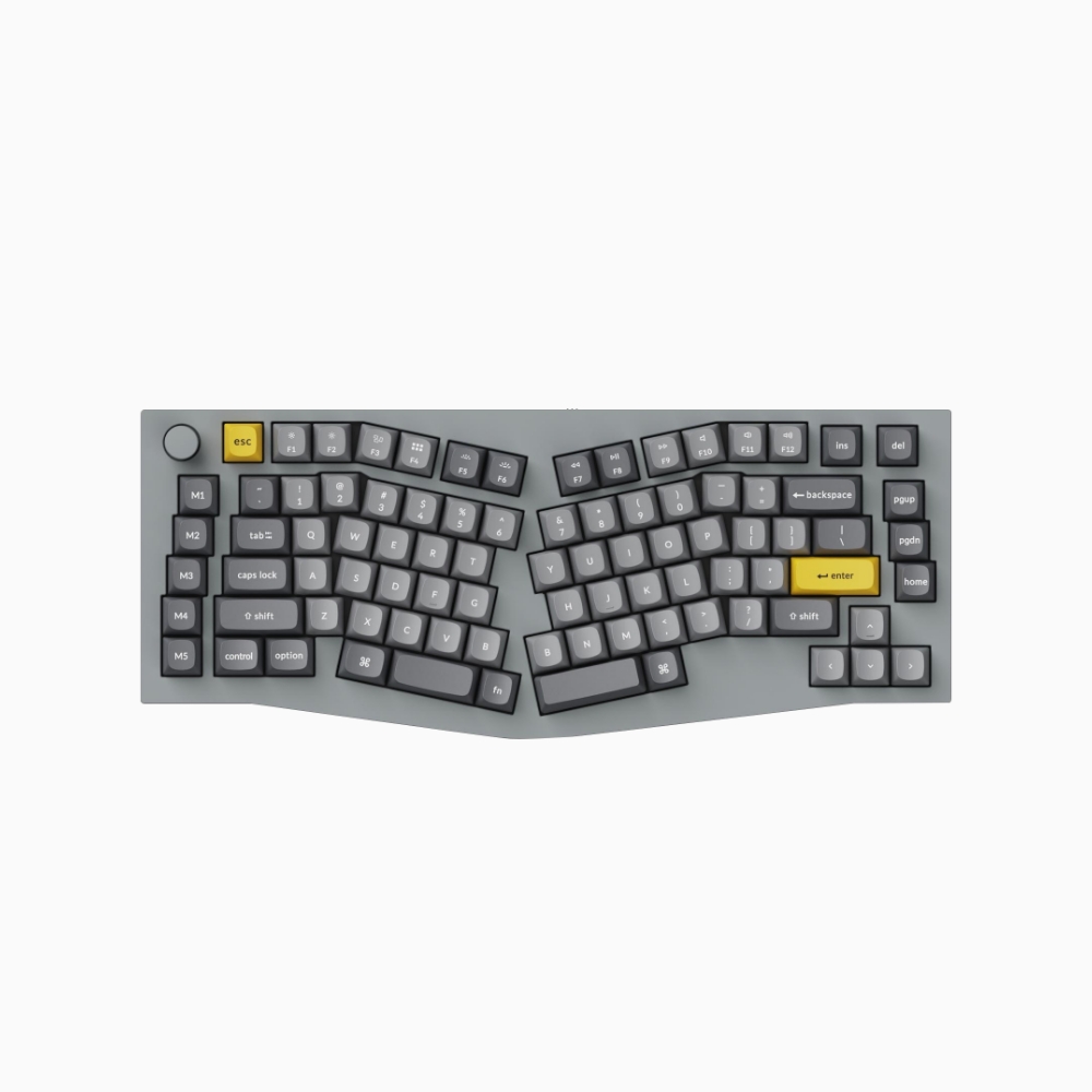 Keychron Q10 노브 기계식 그레이 (적축)