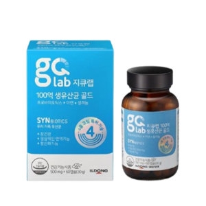 일동바이오사이언스 일동제약 지큐랩 생유산균 골드 500mg 60캡슐 (6개)