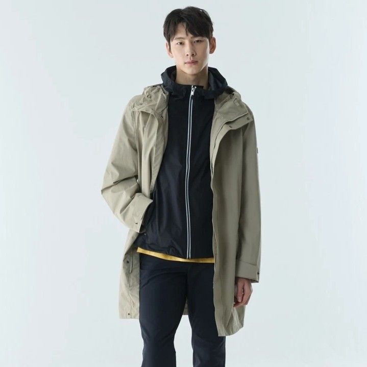 MTD 롱 후드 자켓 AIS25MOUT008BIS