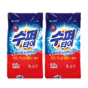 수퍼타이 찬물전용 베이킹소다 플러스 6kg (2개)_이미지