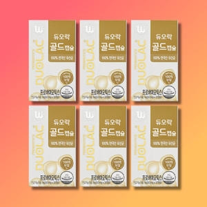 쎌바이오텍 듀오락 골드 캡슐 30캡슐 (6개)