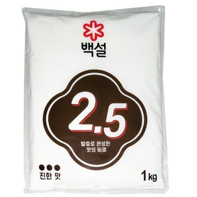 백설 발효 조미료 2.5 1kg (15개)_이미지