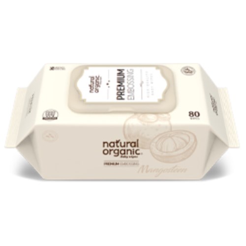 프리미엄 엠보싱 물티슈 스마트 캡형 80매