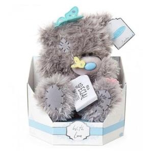 Qingdao Poladreams 미투유 스페셜 메시지 태그 플러시 베어 (22cm)