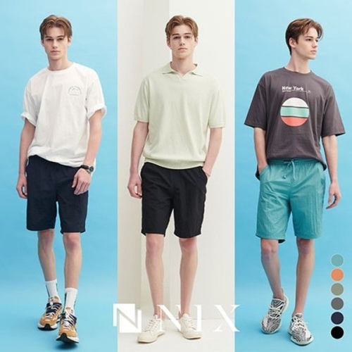  닉스 남 나일론 밴딩 5부 스탠다드 팬츠 FNPMDYH151P