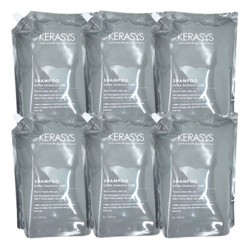 케라시스 엑스트라 데미지 케어 샴푸 리필 2000ml (6개)_이미지
