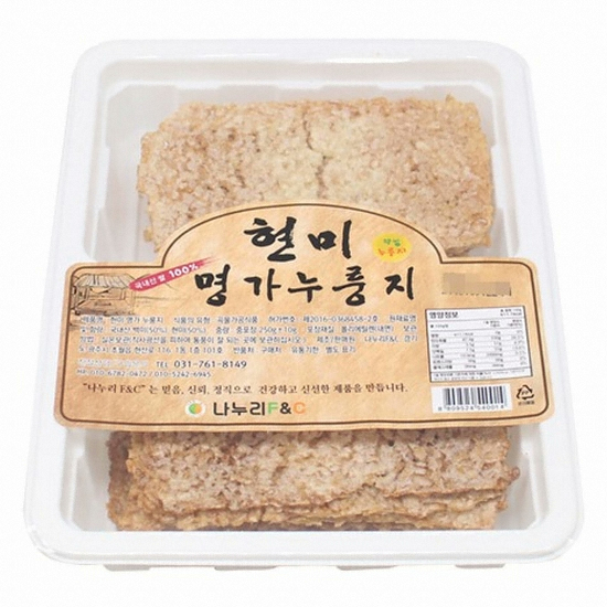 현미 명가 누룽지 250g