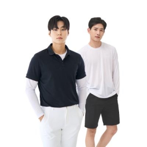 파라고나 1+1 남성 베이스 레이어 라운드 티셔츠 MSM01 612585_MSM01SET