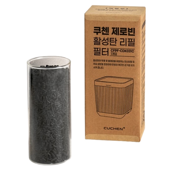 쿠첸 제로빈 3L 음식물처리기 전용 탈취 리필 필터 CFPF-CDK031C_이미지