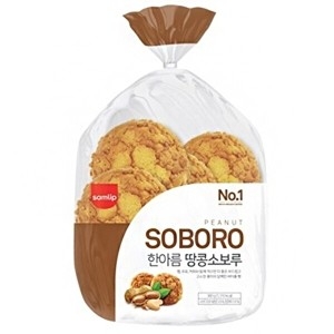 오티 한아름 땅콩소보루빵 10입 8봉 총 80입 소보로빵/봉지빵/간식