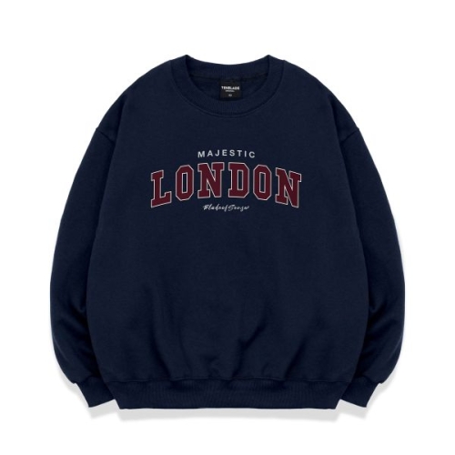 제스 TENBLADE 머 틱 런던 오버핏 기모 맨투맨 남녀공용 4컬러 tbe-mm-302 282949