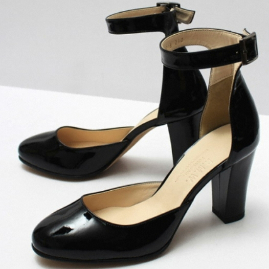 �θ�ƽ���� Round Angle Strap R16H048 (Black Patent)