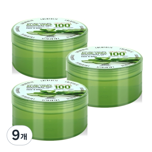 라라폴리 알로에베라 100% 수딩젤 300ml (9개)_이미지