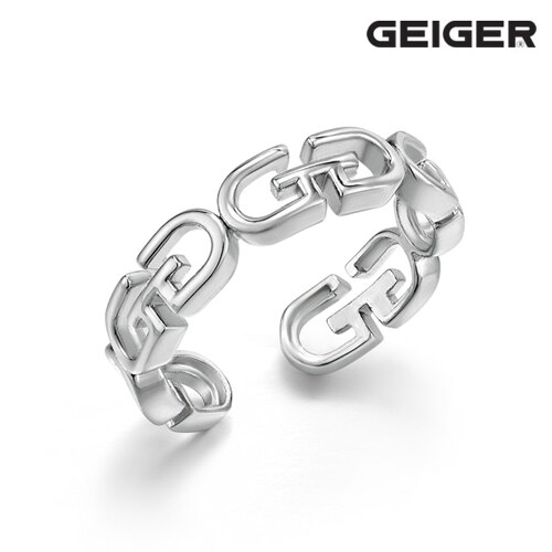 가이거 가이거 더블 시그니처 오픈링 실버 GISVWR005_이미지