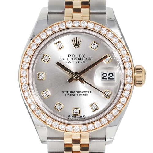 데이저스트 콤비 실버판 다이아 28mm 279383RBR