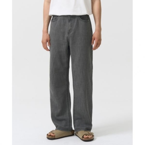 토피 TOFFEE 셀럽픽 SL01 섬머 데님 와이드 팬츠 GREY T2S-LDWPTGY 21018