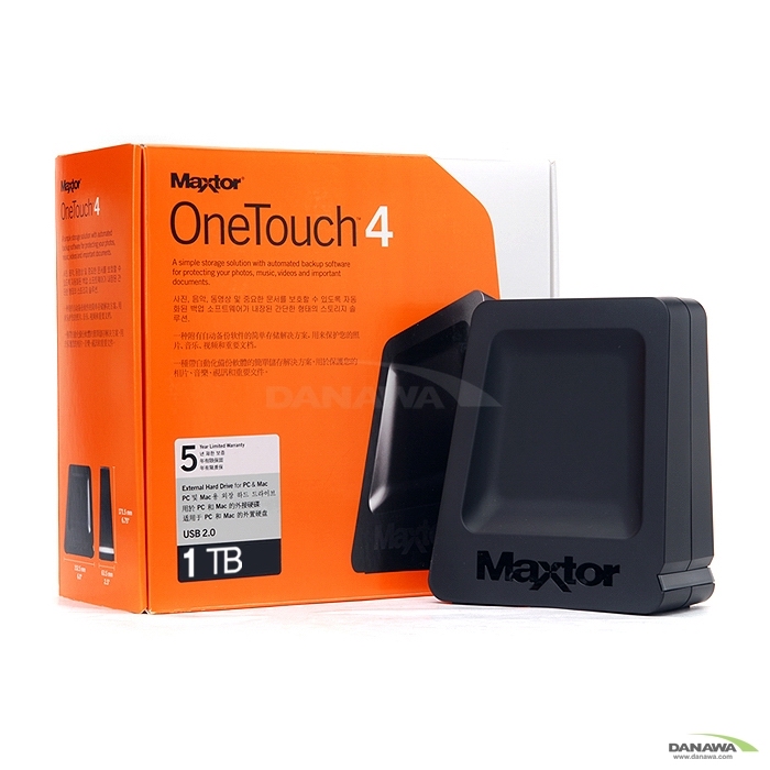 Maxtor OneTouch 4 USB 2.0 (1TB)_이미지