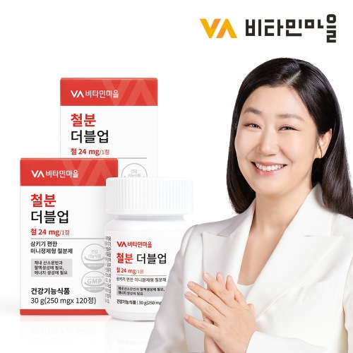 비타민마을 철분 더블업 250mg 120정 (2개)_이미지