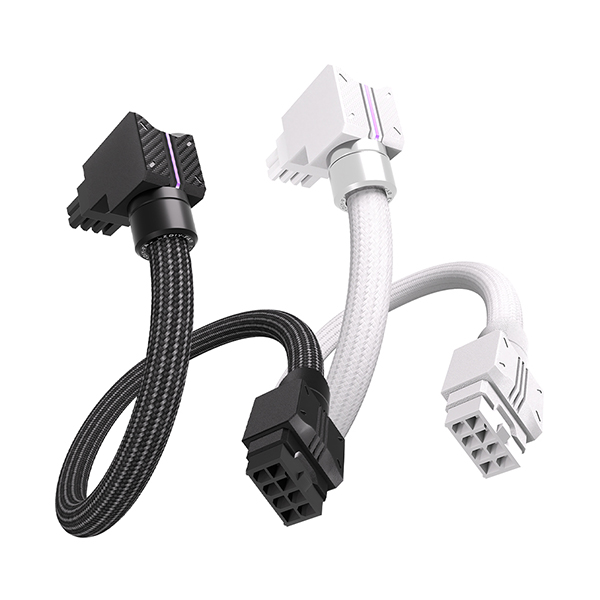 EZDIY-FAB UNIFAS ARGB PCIE 8핀 RVS 연장 케이블 (블랙)_이미지