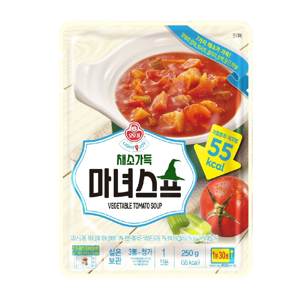 오뚜기 LIGHT&JOY 채소가득 마녀스프 250g (2개)_이미지