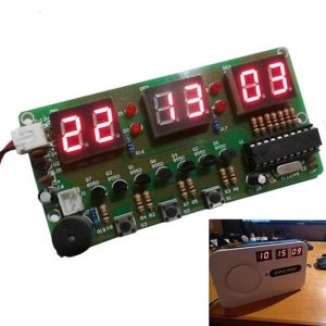 7-12V 디지털 전자시계 DIY 키트_이미지