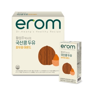 이롬 황성주 국산콩 두유 호두와 아몬드 190ml (40개)_이미지
