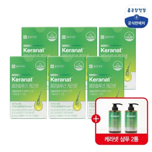 CKD 헤어솔루션 케라넷 샴푸 500ml (6개)_이미지