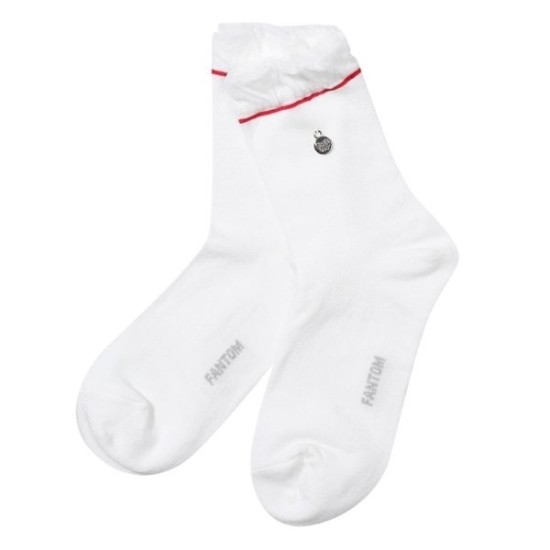 파리게이츠 메쉬 레이스 중목 양말 221D1SC003_WH