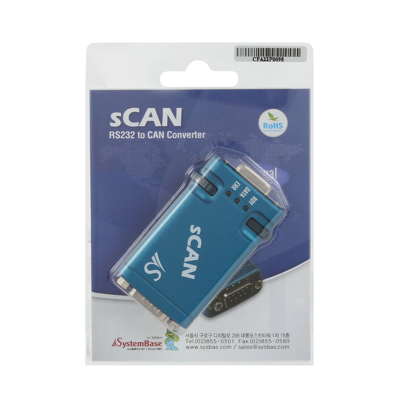 시스템베이스 RS232 to CAN 컨버터 (sCAN)_이미지