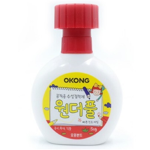 오공 공작용 수성접착제 원더풀 본드 50g (1개)_이미지