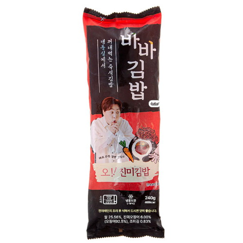 올곧 바바김밥 매콤달콤 오!!진미김밥 240g (3개)_이미지