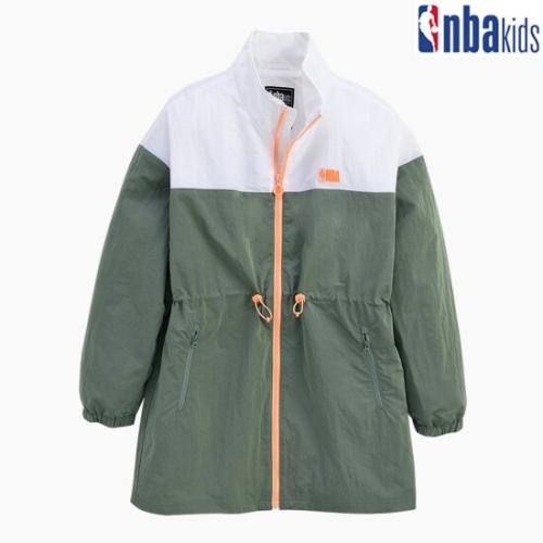  NBA-KIDS KIDS 여아 롱기장 바람막이 점퍼 K211JP610P