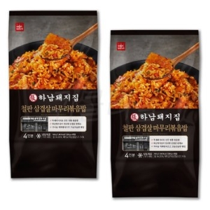 하남돼지집 철판 삼겹살 마무리 볶음밥 920g (2개)_이미지