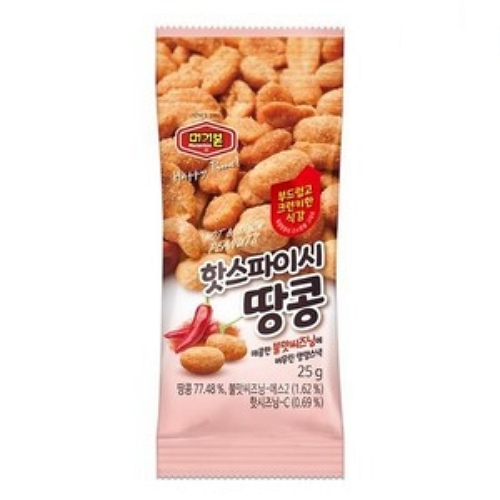 머거본 핫 스파이시 땅콩 25g (1개)