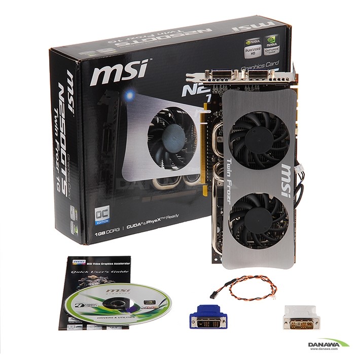 MSI ������ GTS250 N250GTS O.C 1GB Twin Frozr �����ڽ�