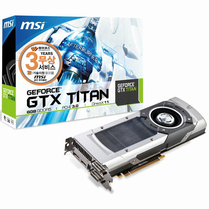 MSI 지포스 GTX Titan D5 6GB