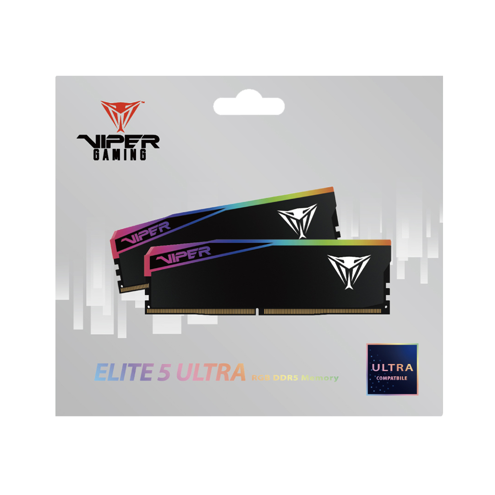 PATRIOT DDR5-6000 CL28 VIPER Elite 5 ULTRA RGB 패키지 (32GB(16Gx2))_이미지