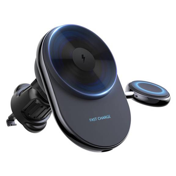 아이플로우  2in1 맥세이프 차량용 아이폰 애플워치 냉각쿨링 무선충전거치대 S17